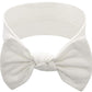 Babygiz Baby Girl Headbands-Infant,Toddler Cotton Handmade Hairbands With Bows Child Hair Accessories (White)