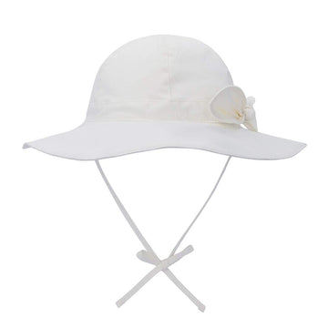 Durio Baby Girl Sun Hat Baby Girl Gifts Cute Bowknot Summer Baby Girl Hat Toddler Girl Hat Upf 50+ Toddler Girl Sun Hat Ivory Wh