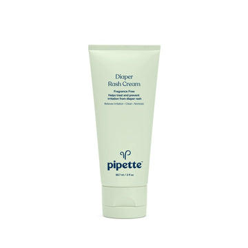 Pipette Diaper Rash Cream - Relieve & Prevent Diaper Rash With Non-Nano Zinc Oxide, Fragrance-Free Baby Butt Cream, Non-Toxic Da