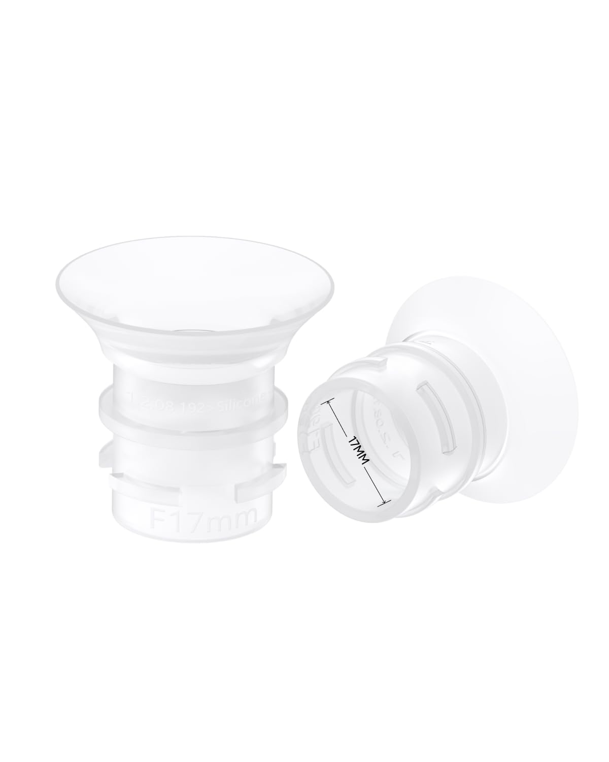 Eufy Original 17Mm Sizing Inserts (2-Pack) For Wearable Breast Pump S1/S1 Pro/E10, Silicone Sizing Inserts, Easy To Install And