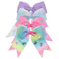 Frog Sac Big Hair Bows For Girls, Large Cheer Bow For Kids, Sparkly Cute Little Girl Hair Accessories, 6 Inches Grosgrain Ribbon
