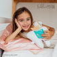 Tickle & Main Tooth Fairy Pillow Kit - 3-Piece Set, 9 x 8 in Felt Cover - Holder Pocket, Interactive Notepad & Photo Pouch - Boy