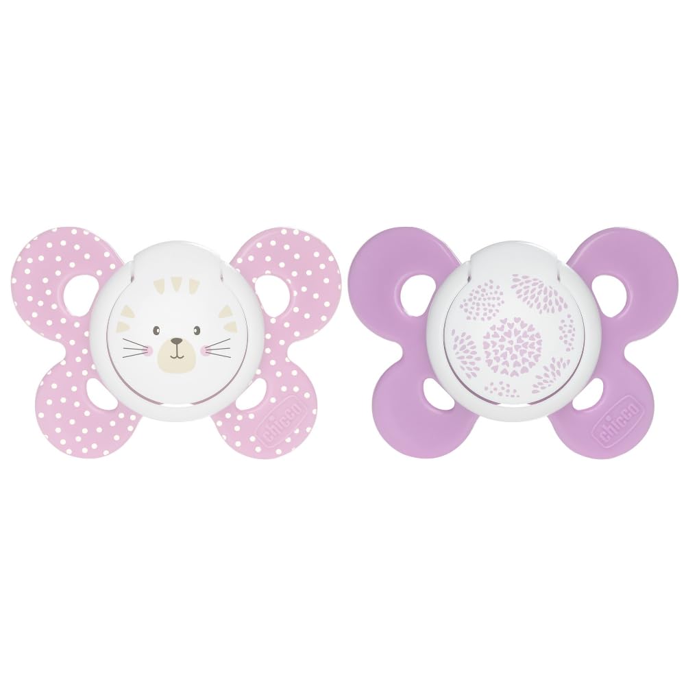 Chicco Physio Comfort Baby Soother With Unique Shape To Support Psychological Breathing, Teether & Pacifier For Newborns, Bpa Fr