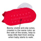 Baby & Toddler Girl Mary Jane Socks With Shoe-Look-Anti-Slip Soles-Cotton -1 Pair (Festive-Red, 0-12 Months)