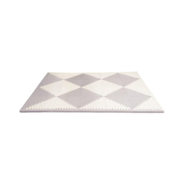 Skip Hop Baby Play Mat, Interlocking Foam Floor Tiles, 70' X 56', Playspot, Grey/Cream