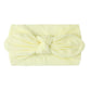 Koolgil Baby Girls Lovely Toddler Soft Bow Knot Headbands Rabbit Ear Hairband for Daily Life Birthday Party Photography (Cream)