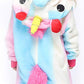 Easuit Rainbow Unicorn Onesie Pajamas Animal Costume Halloween Cosplay For Kids 6-8