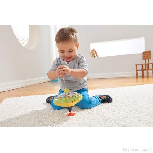 Classic Multicolored Spinning Tin Top Toy Bolz Funny Buzzing Hum Gets Louder As The Top Spins Faster 8X8X8' Ages 18 M+