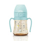 GROSMIMI Flip Top Spill Proof Sippy Cup, PPSU, BPA Free, 6 oz, Stage 2 Straw for Toddlers (Air balloon)