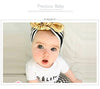 Kinfene Baby Girl'S Fashion Black Stripe Gold Bow Hair Hair Bands