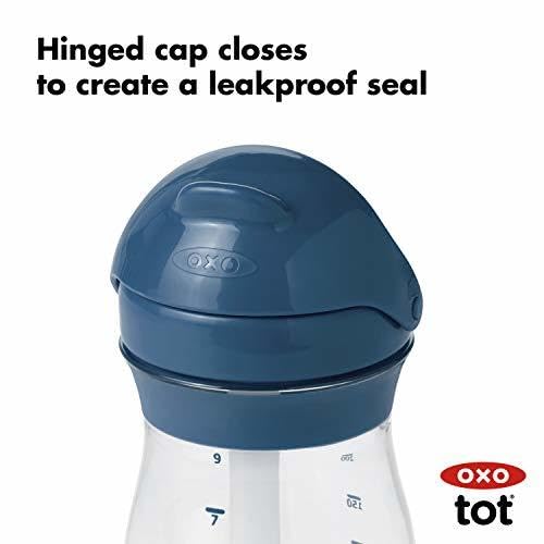 Oxo Tot Transitions Straw Cup, 9 Oz, Navy, Pack Of 1