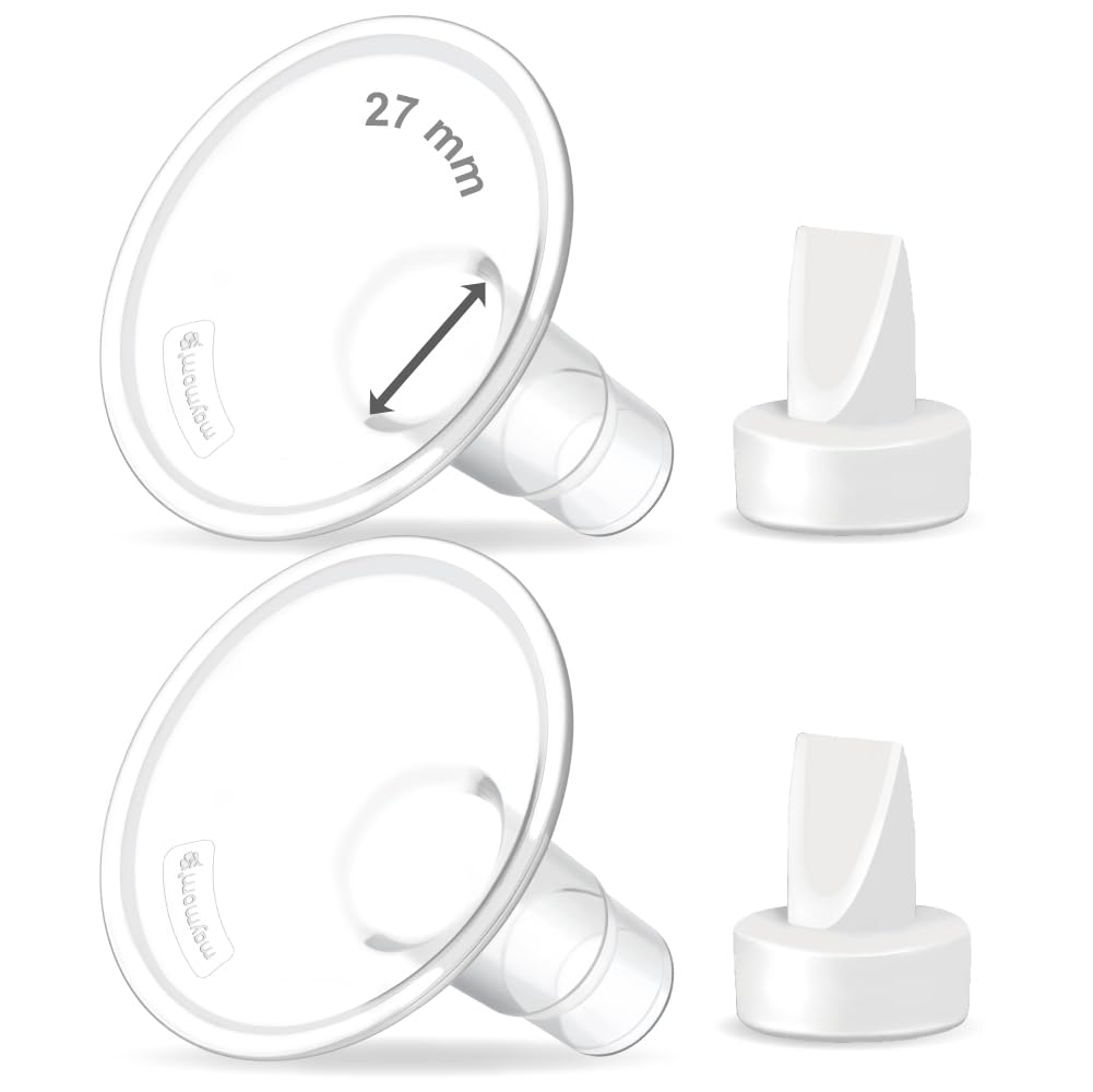 Maymom Pump Valve & MyFit 27mm Shield Compatible with Lansinoh Breast Pump Signature Pro/Smartpump/Manual Breast Pump. Replace L