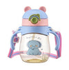 The Little Bunny Kids Bite Resistant Soft Silicone Straw Sipper Cup with Handle | Weighted Straw, Leakproof AntiSpill Lock, BPA