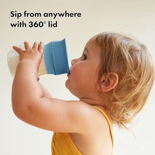 Oxo Tot Transitions 360 Cup 9 Oz. - Opal And Blossom - 2 Pack