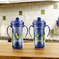 Dr. Brown'S Milestones Hard Spout Insulated Sippy Cup With Handles, Blue, 10 Oz, 2 Pack, 12M+