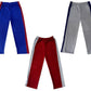 Girls Solid Cotton Side Patta Regular Pyjamas Lower (Pack of 3) Grey::Maroon::Blue