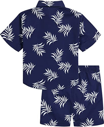 Tommy Hilfiger Baby Boys' 4-Piece Formal Suit Set, Includes Shirt, Dress Pants, Vest & Tie, Flag Blue, 24 Months