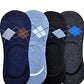 Liyana Collection Cotton Low Cut Loafer Socks For Men|NoShow|Anti Slip Silicon Grip(Pack Of 6)