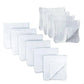 Mann MartExtra Absorbent 6Pack Muslin Cloths: Large, Soft Cotton Baby Burp Cloths & Washcloths for Everyday Use