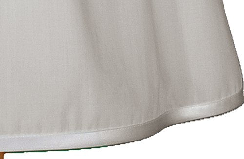 White Polycotton Christening Baptism Gown With Lace Trim & Bonnet - 6 Month