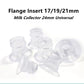 4Pcs Flange Insert 15Mm Compatible With Medela/Spectra/Willow/Tsrete/Momcozy S9/S12/S9Pro/S12Pro Breastpump 24Mm Shields, Reduce