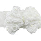 Akinoskids Newborn Infant Toddler Baby Girl Bowknot Flower Pearl Elastic Lace White Soft Head Band