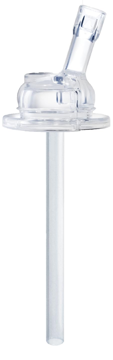 Pura Kiki Silicone Straw - Clear & Silicone, Plastic-Free, MadeSafe Certified, Medical-Grade Silicone Straw for Kids, Toddlers, 