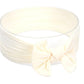 Koolgil Baby Girls Toddler Bow Knot Headbands Soft Nylon Headband for Daily Life Birthday Party Photography (Light Yellow)