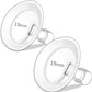 PumpMom-us 19mm Oval Flanges Compatible with Medela Breast Pump Parts, Replace Nipple Shields Flanges Compatible with Medela Pum
