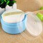 Baby After-Bath Powder Puff Container Jars Empty Refillable Plastic Soft Face Body Powder Box With Sifter Portable Baby Care Kit