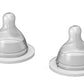 Mam Bottle Nipples Extra Slow Flow Nipple Size 0, For Newborn Babies And Older, Skinsoft Silicone Nipples For Baby Bottles, Fits