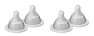 Mam Bottle Nipples Extra Slow Flow Nipple Size 0, For Newborn Babies And Older, Skinsoft Silicone Nipples For Baby Bottles, Fits