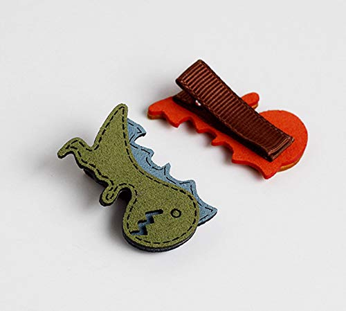 Crizan Dinosaur Hair Clips Duck Bill Accessories For Little Girls Toddler Kids Children 3Pcs