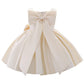 Flower Girls Bowknot Tutu Dress For Kids Baby Wedding Bridesmaid Birthday Party Pageant Formal Dresses Toddler Little Princess F