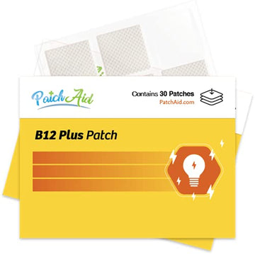 B12 Energy Plus Topical Patch By Patchaid (White) - Pack Of 2