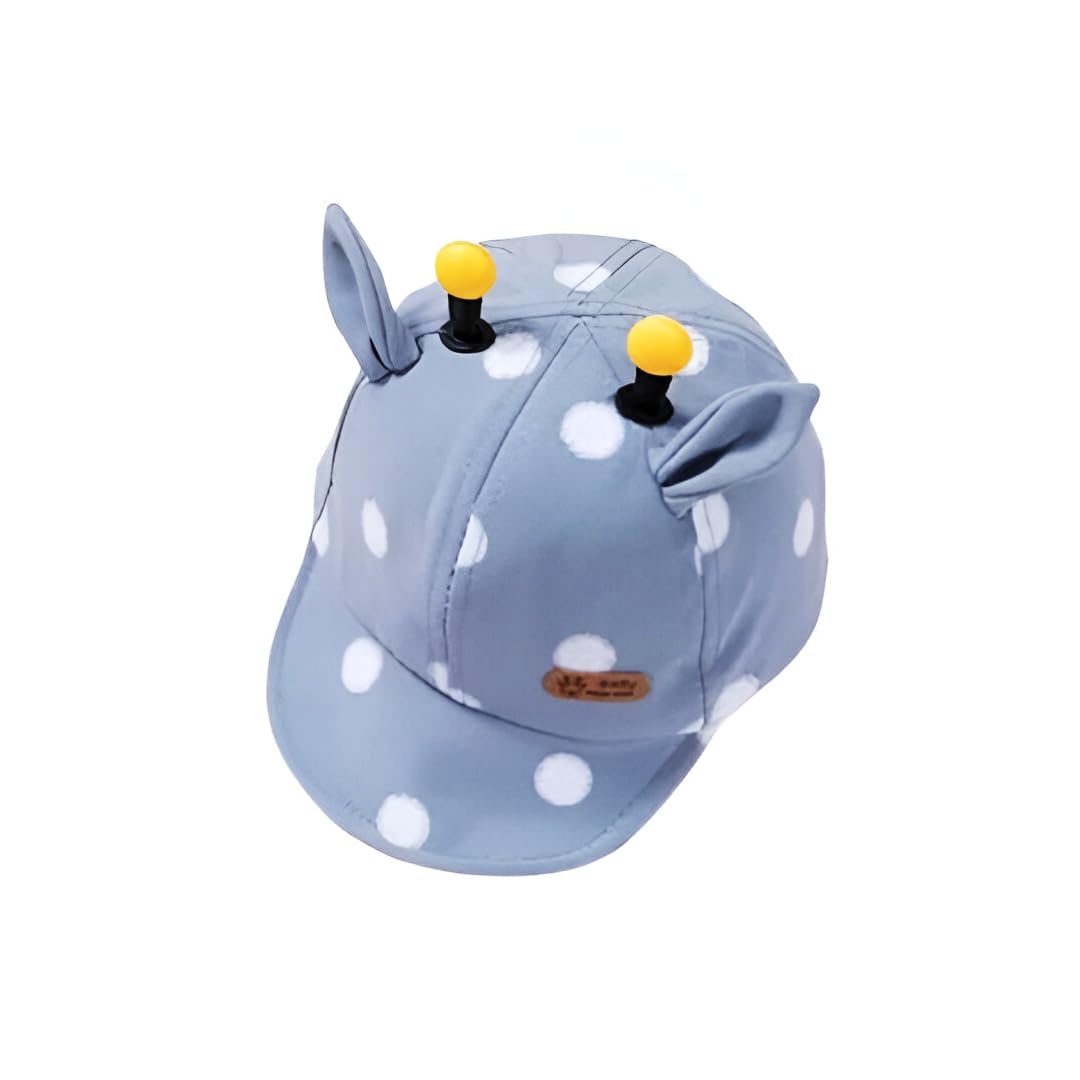 Evonest Kids Cap, Cute Cartoon Theme Sunshade Hat For 1224 Month Kids (Grey)