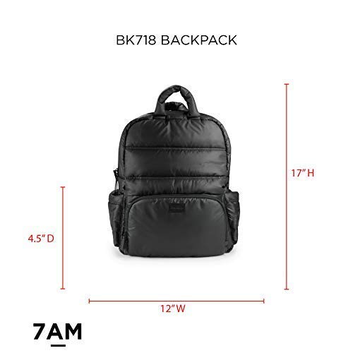 7Am Voyage Diaper Bag Backpack - Multifunctional Waterproof Travel Bag, Large Capacity Carry On Backpack With Padded Shoulder St
