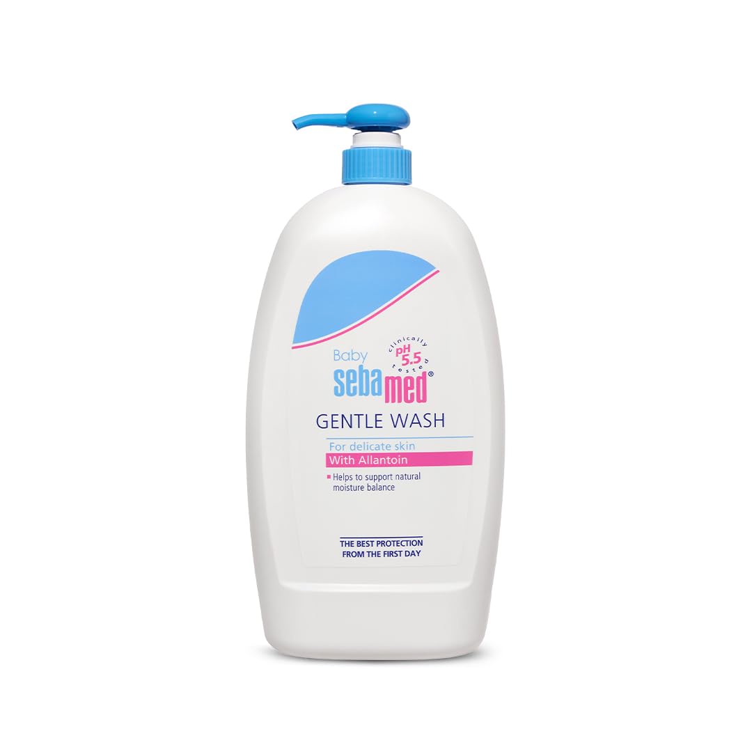 Sebamed Baby Gentle Wash|Ph 5.5|Baby Body Wash|Soap Free|Tear Free|1000 Ml