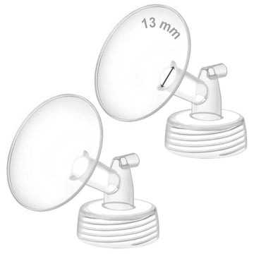 Maymom Wide Neck Pump Part For Spectra S1/S2 Pumps; Incl Wide Mouth Flange; Not Original Spectra Flange; Replaces Spectra Shield