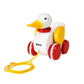 BRIO Infant & Toddler 30323 - Pull Along Duck Wood Baby Toy | Flapping Wings | Engaging Motor Skill Development | Certified Sust