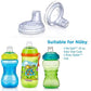 Nuby Sippy Gripper Cup Replacement Spouts (6 Count)