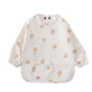Gzmm Waterproof Baby Bibs,Infant Toddler Long Sleeve Feeding Bib With Food Catcher,Easy Clean & Washable(Mushroom)