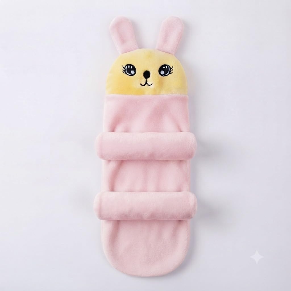 Baby bolstar Pillow with Cute Bunny Design