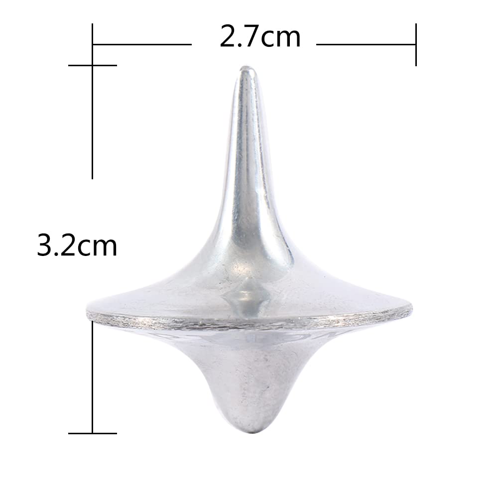 Leadigol Metal Spinning Top Experience Endless Fun With The Classic Metal Spinning Top 2Pcs/Pack