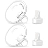Maymom Pump Valve & MyFit 24mm Shield Compatible with Lansinoh Breast Pump Signature Pro/Smartpump/Manual Breast Pump. Replace L