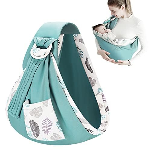 LOOKMINT Baby Carrier Newborn to Toddler, Ergonomic Baby Wraps Carrier, Adjustable Baby Sling, Lightweight Breathable Baby Carri