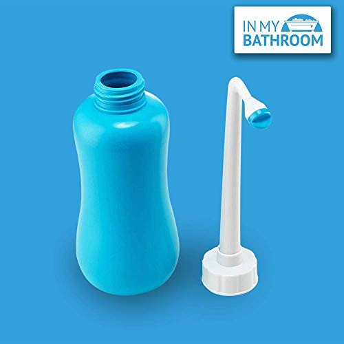 Butt Buddy Go - Portable Handheld Bidet & Fresh Water Bottle Sprayer (For Home, Travel, Outdoors | Retractable Nozzle, Soft-Sque