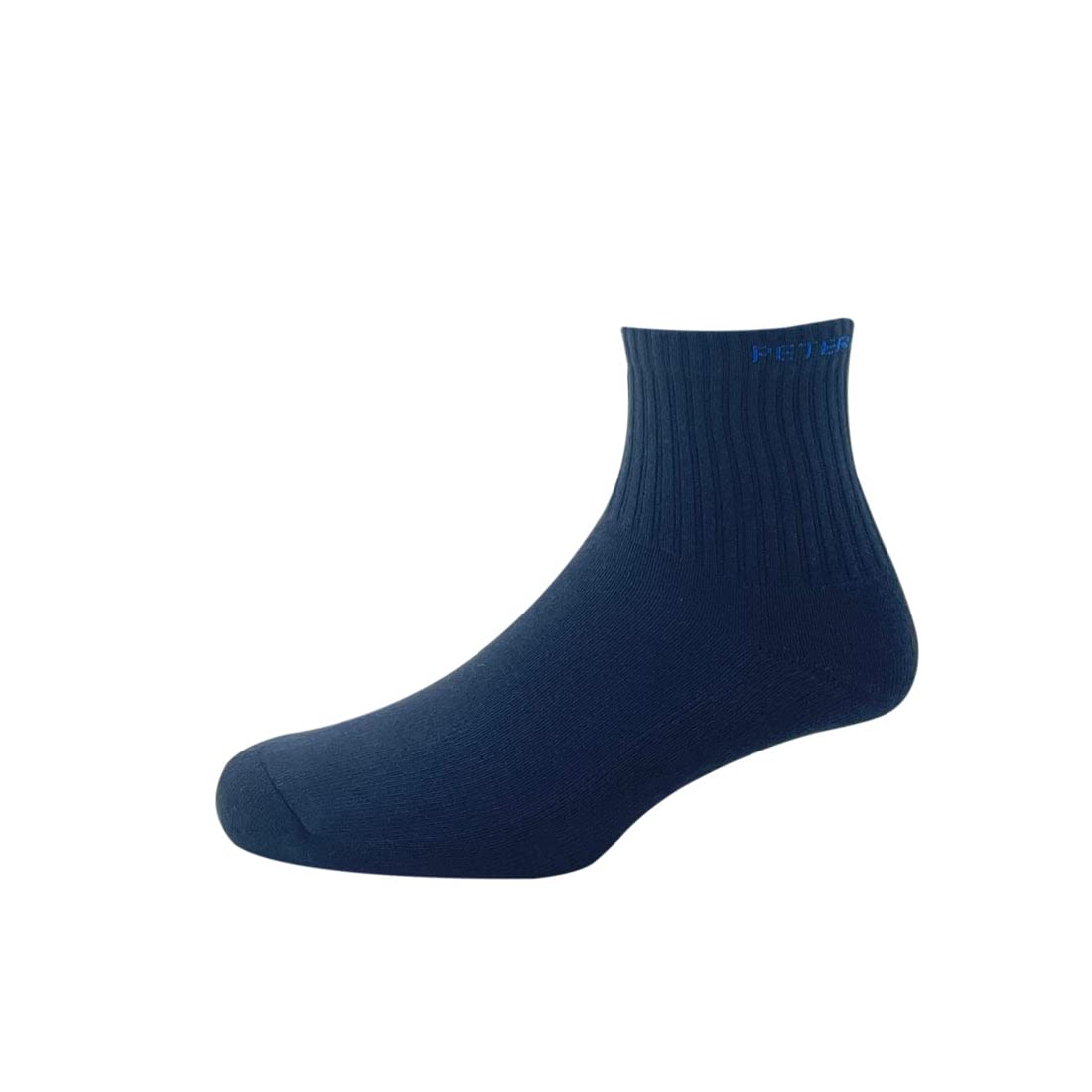 Peter England Quarter Length MenS Sport Pattern Socks  Navy