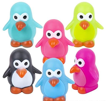 HAPPY DEALS ~ Rubber Penguin Toys | 12 Pack | 2 Inch Water Squirting Toy Figures
