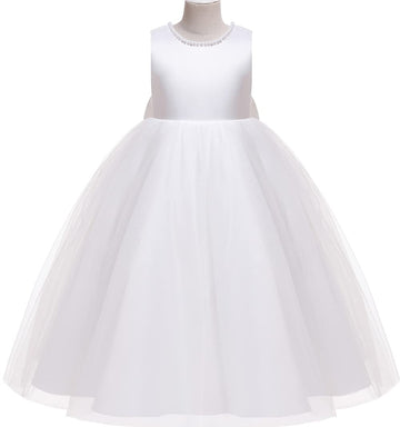 Jup'Elle Toddler Girl Tutu Dresses Wedding Birthday Party Flower Girls Baby Princess Dress Floor Length Size 6T